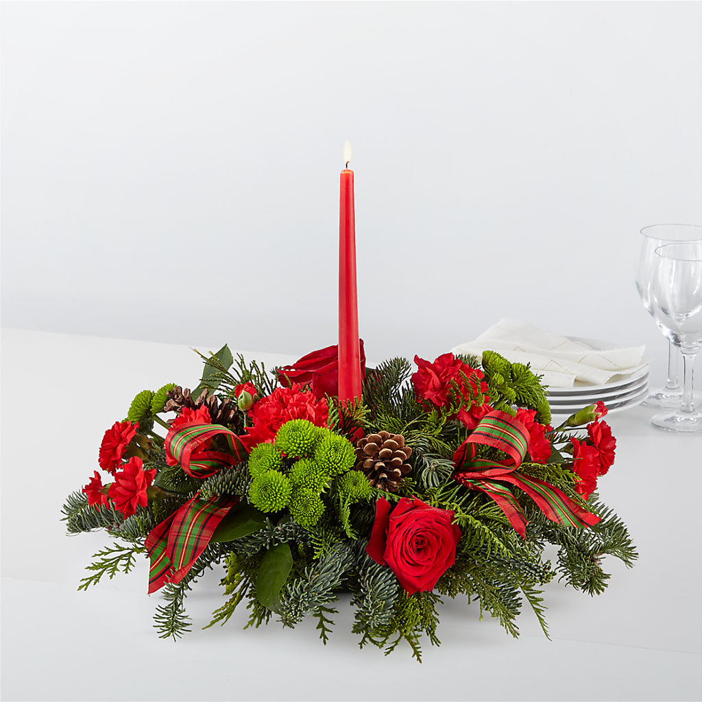 By the Candlelight Centerpiece – Dutch Floral, Edina MO
