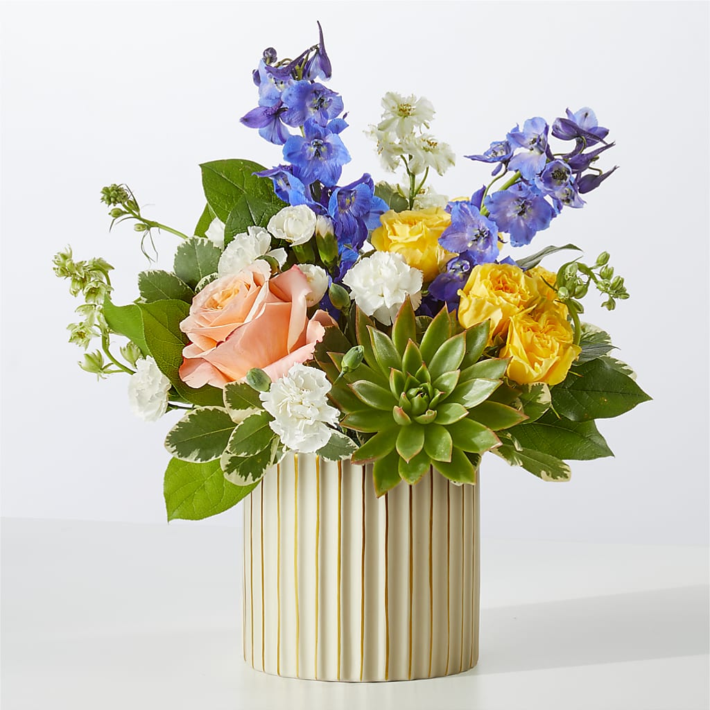 Cobalt Reverie Bouquet – Dutch Floral, Edina MO
