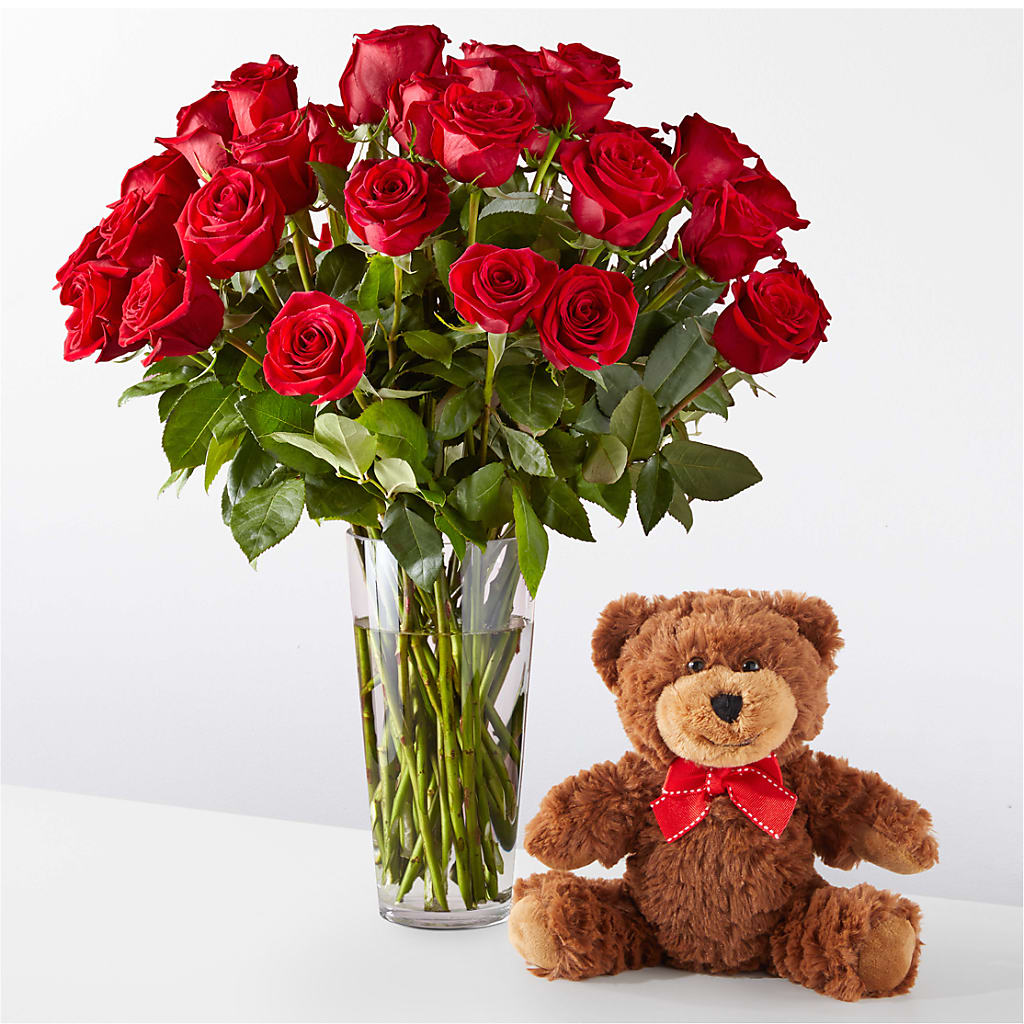 Romantic Long Stem Red Rose Bouquet Bundles – Dutch Floral, Edina MO