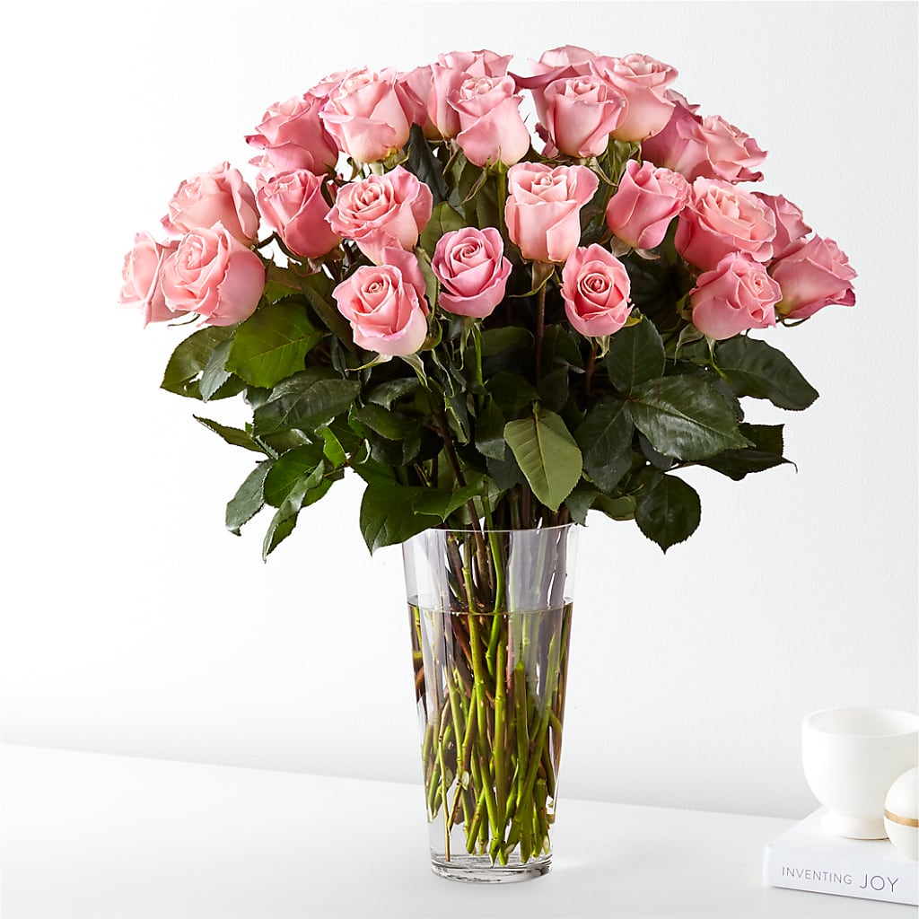 Long Stem Pink Rose Bouquet – Dutch Floral, Edina MO