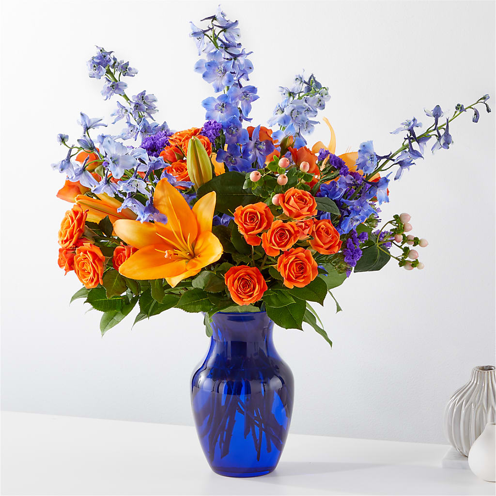 Radiant Citrus Bouquet – Dutch Floral, Edina MO