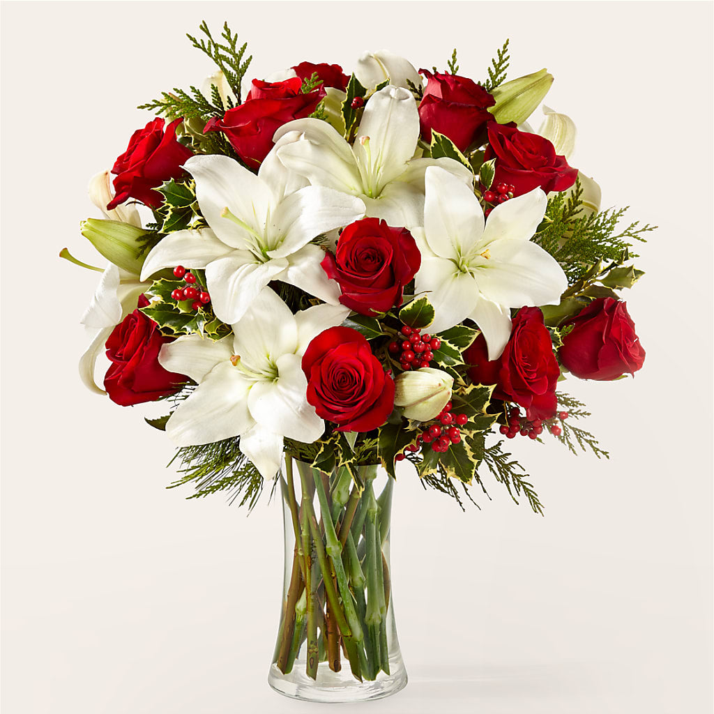 Sparkling Snowflakes Bouquet – Dutch Floral, Edina MO