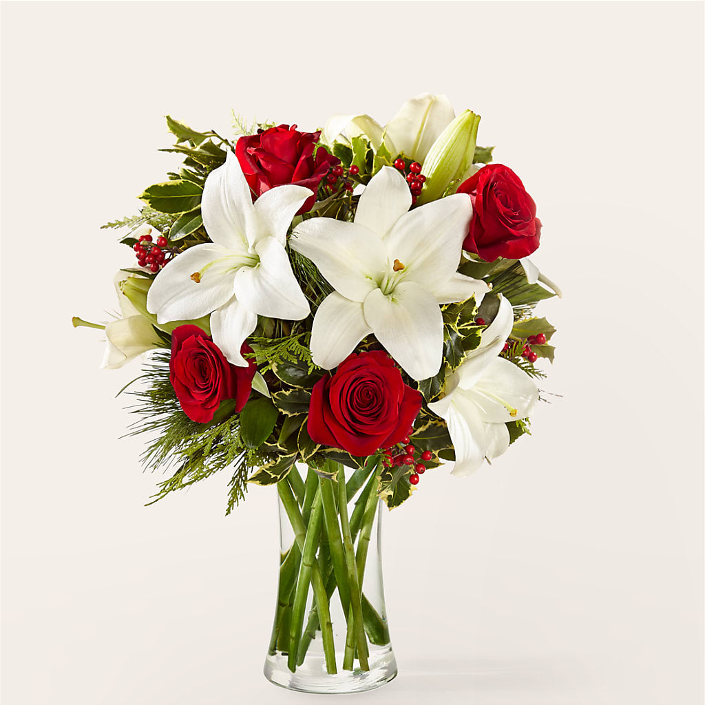 Sparkling Snowflakes Bouquet – Dutch Floral, Edina MO