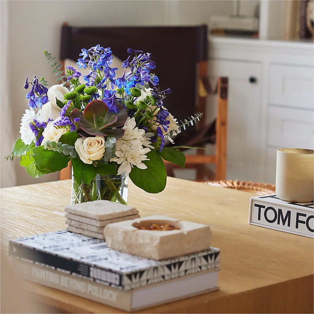 Cerulean Waves Bouquet – Dutch Floral, Edina MO