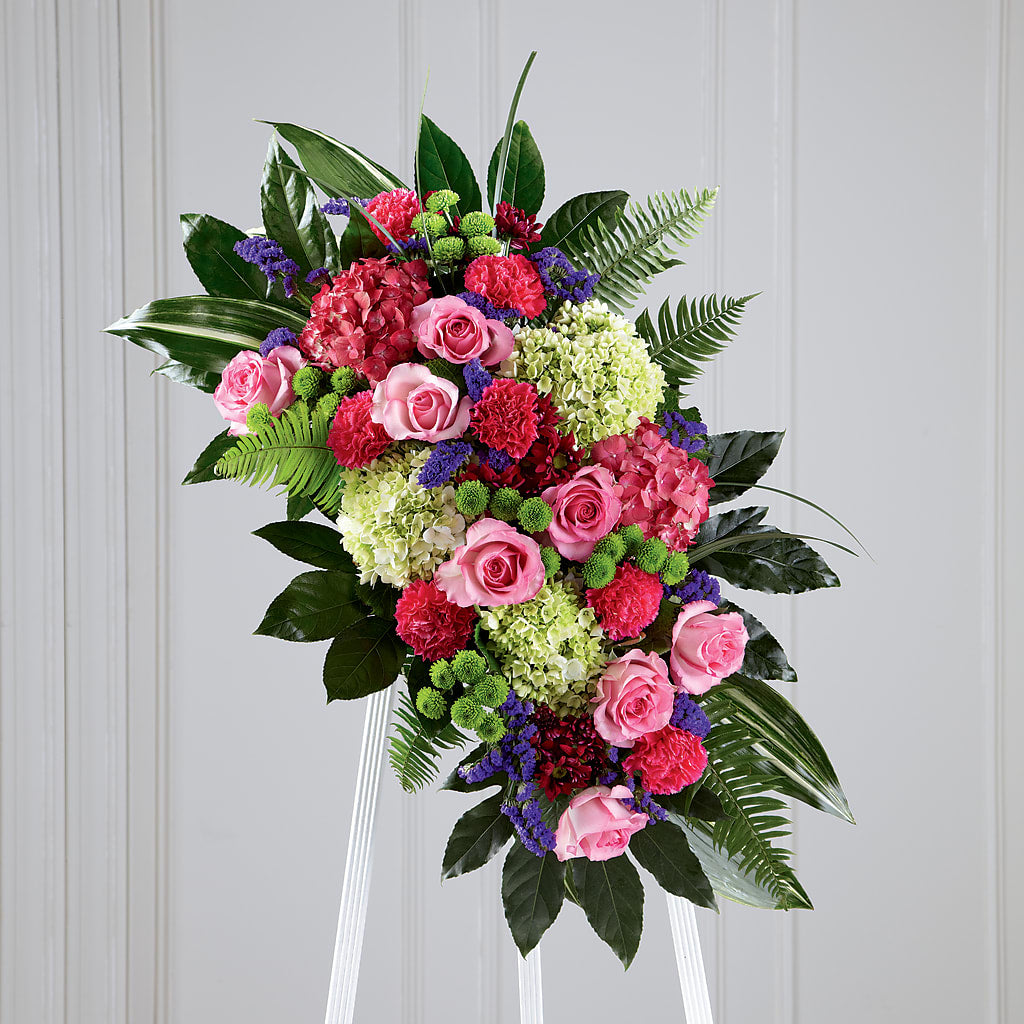 Refreshing Mix Standing Spray – Dutch Floral, Edina MO