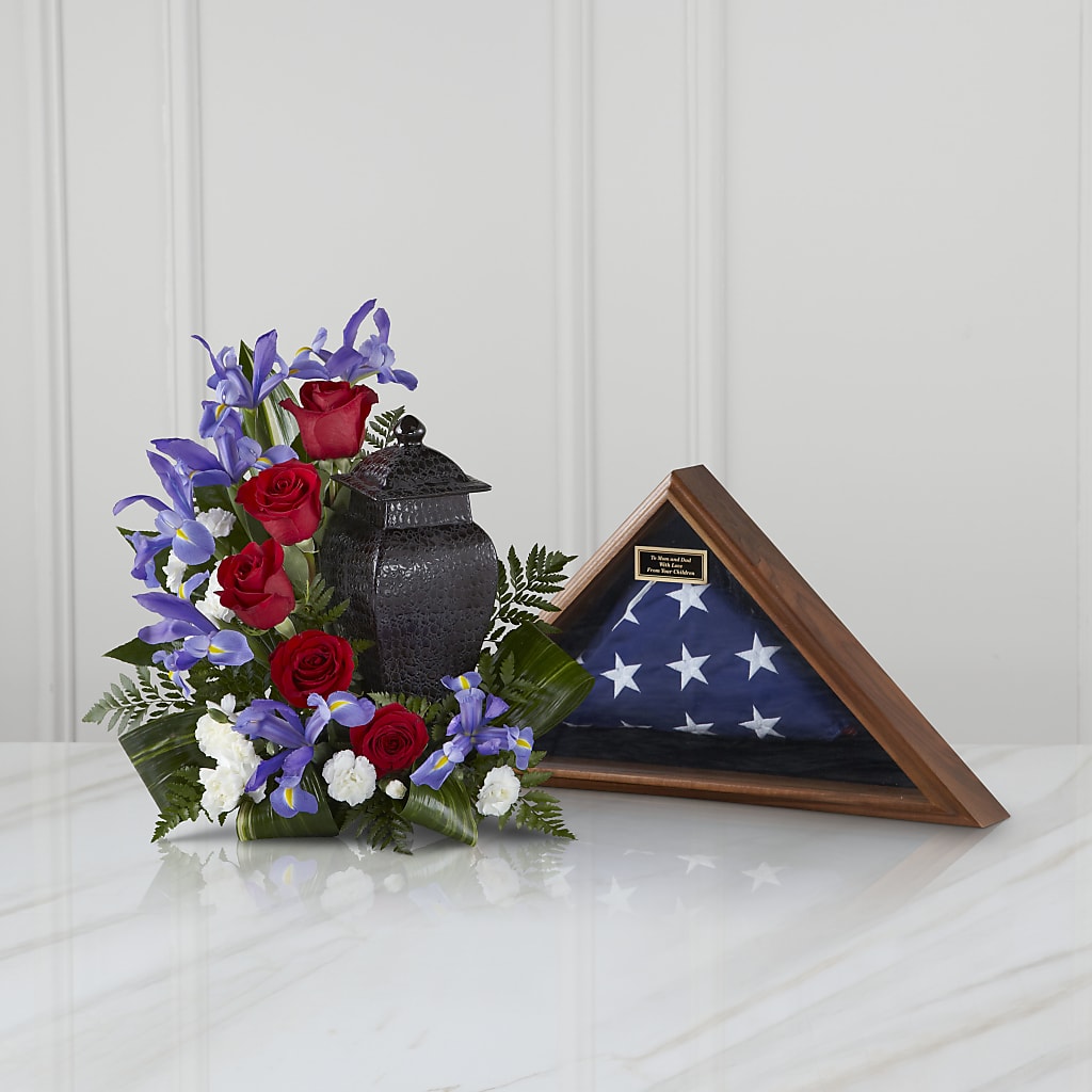 Patriotic Tribute Arrangement – Dutch Floral, Edina MO