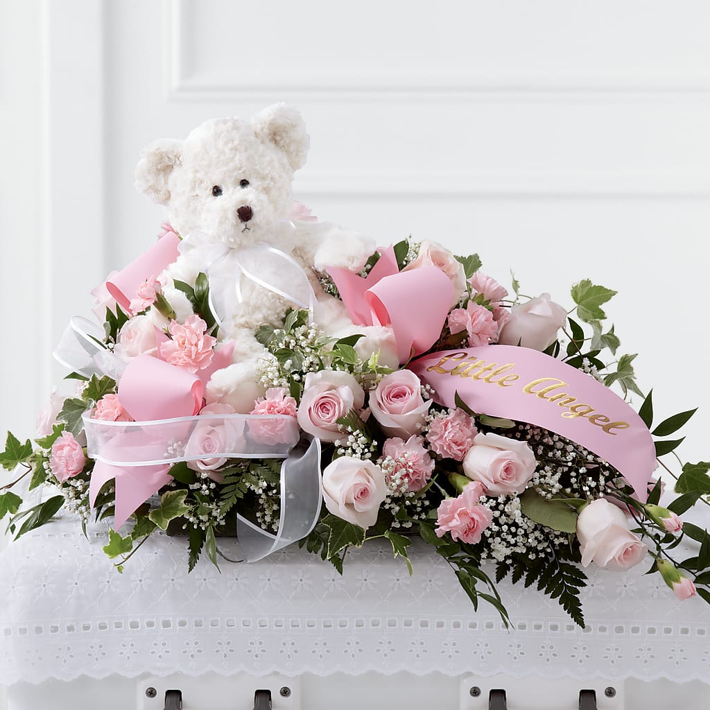 Touch of Sympathy Casket Spray – Dutch Floral, Edina MO
