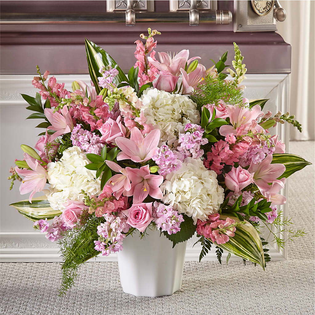 Simply Serene Floor Basket – Dutch Floral, Edina MO