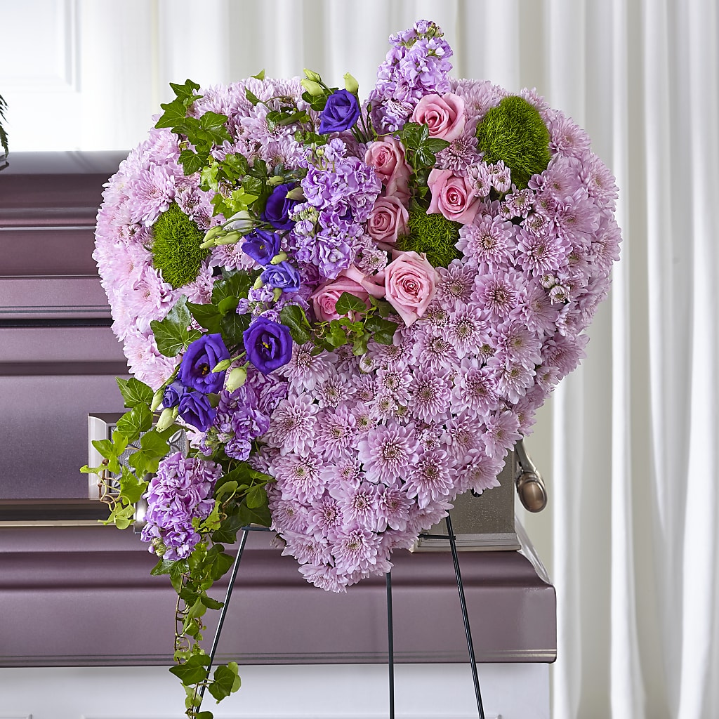 Treasured Love Standing Heart – Dutch Floral, Edina MO