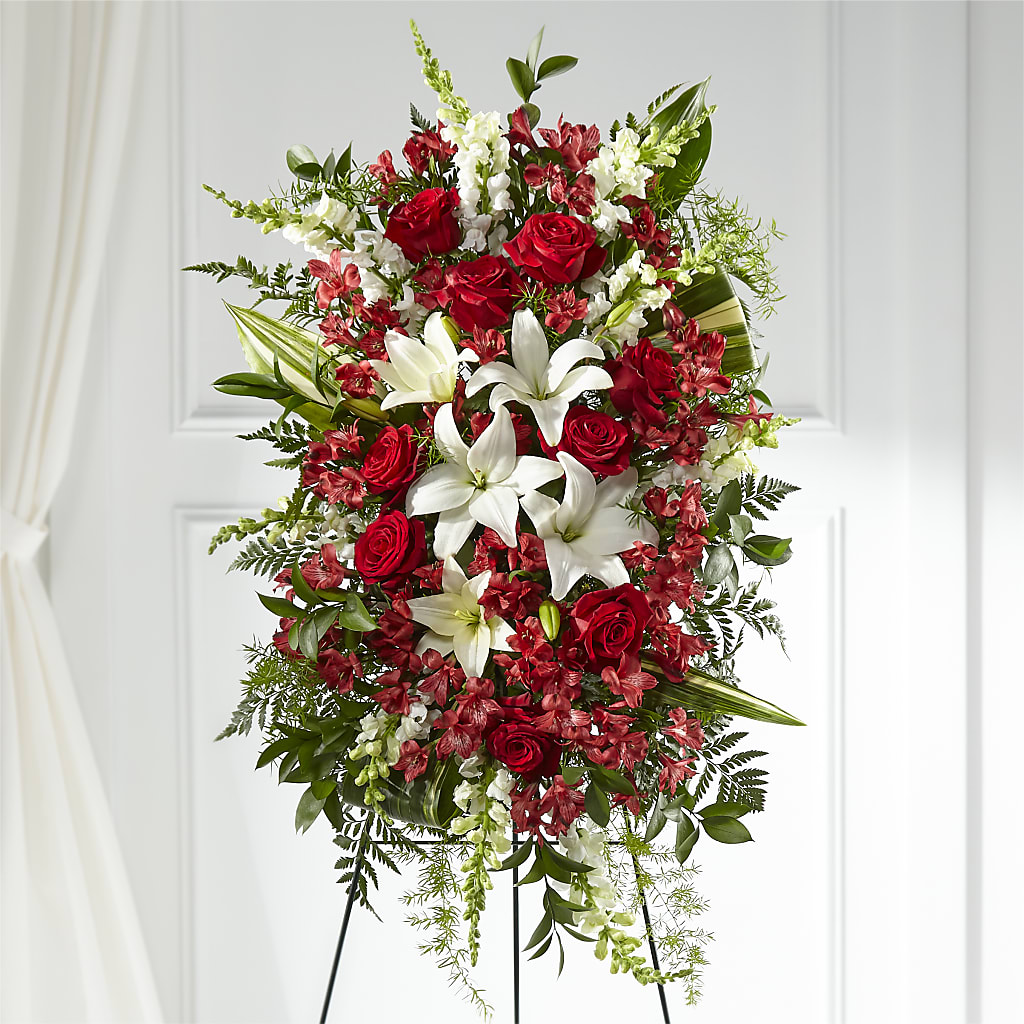 Everlasting Memory Standing Spray – Dutch Floral, Edina MO