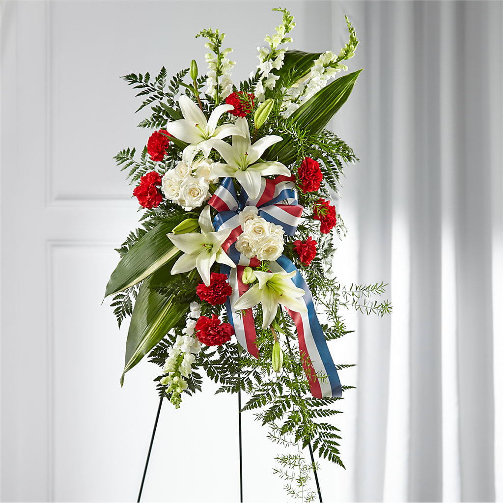 Stars of Life Standing Spray – Dutch Floral, Edina MO