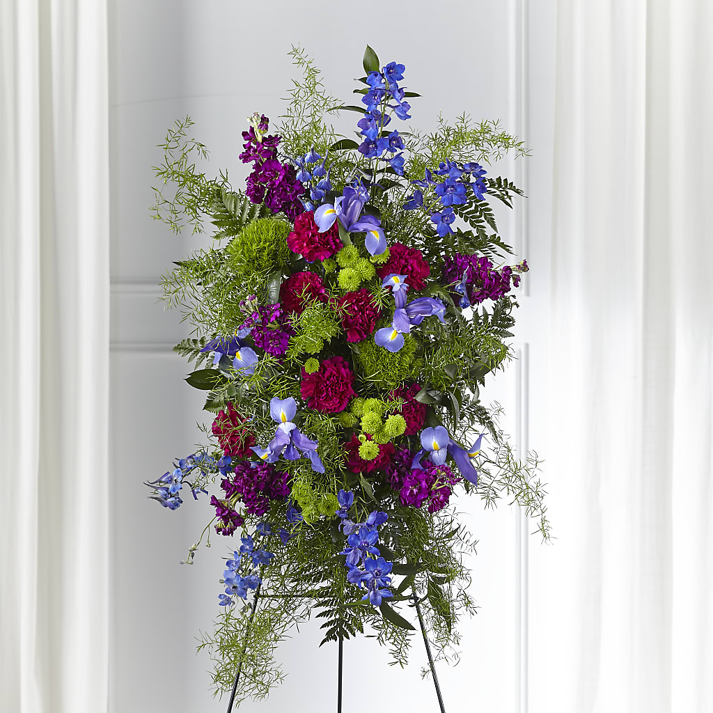 Heavenly Skies Standing Spray – Dutch Floral, Edina MO
