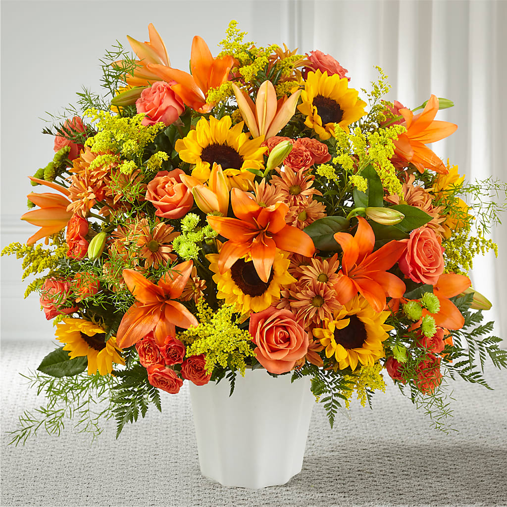 Harvest Thoughts Floor Basket – Dutch Floral, Edina MO