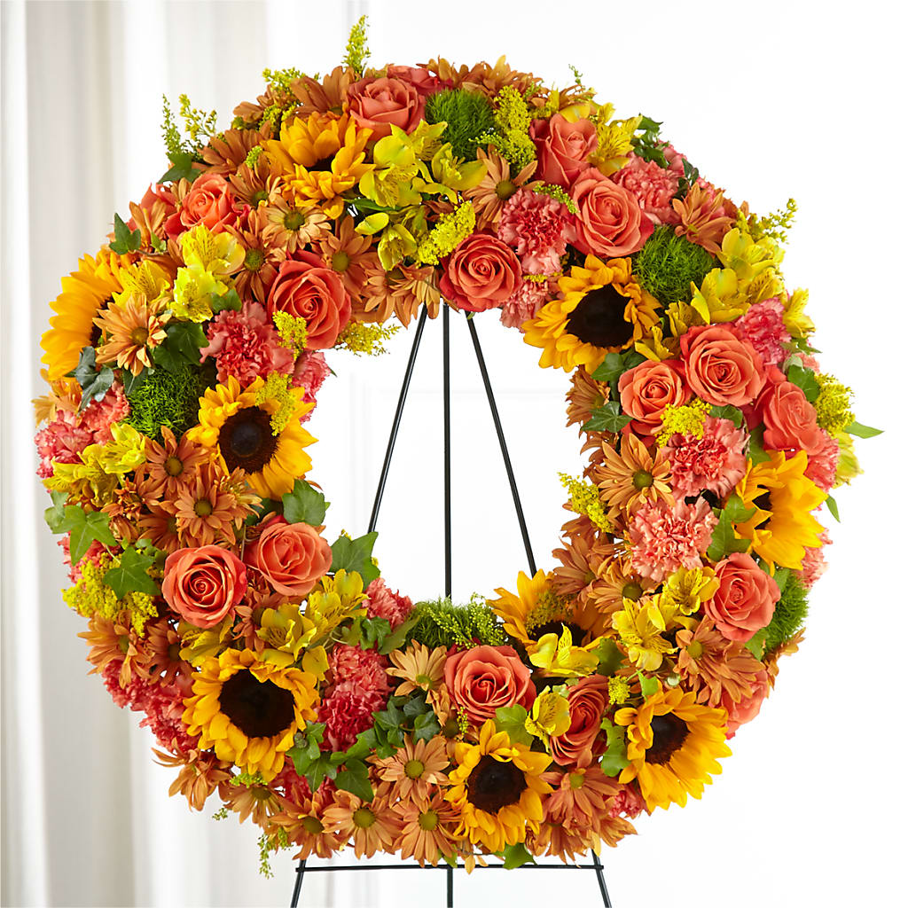Autumnal Memories Wreath (Standard) – Dutch Floral, Edina MO