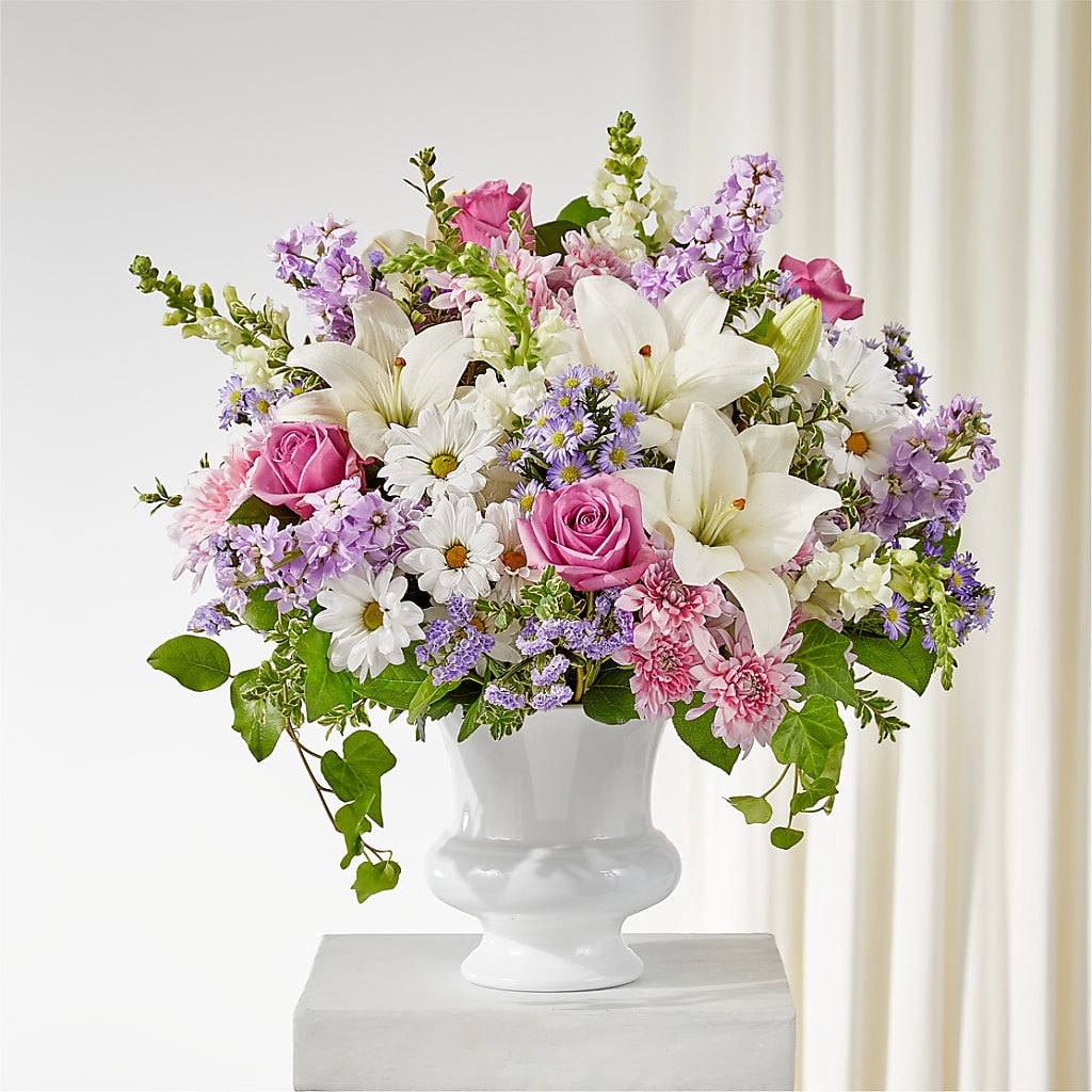 Remarkable Life Urn Arrangement – Dutch Floral, Edina MO