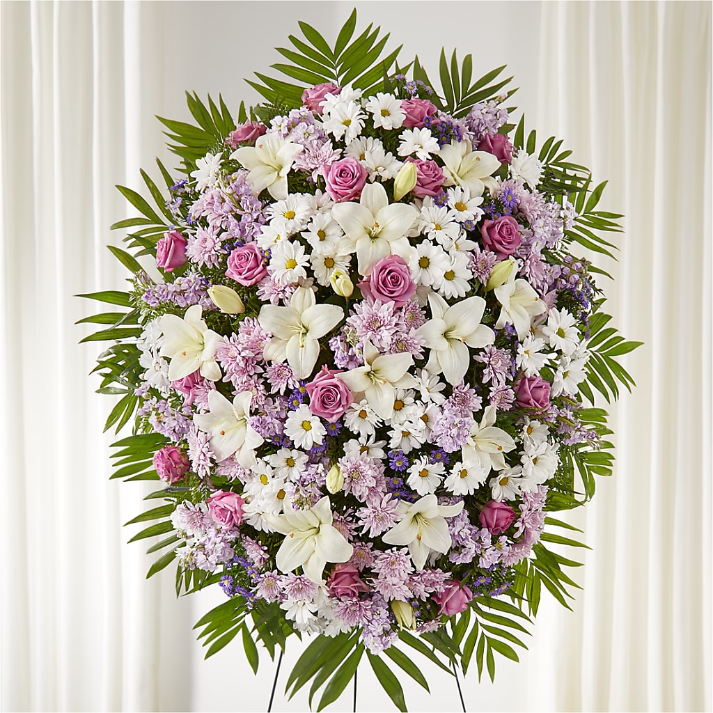 Surrounded by Love Standing Spray – Dutch Floral, Edina MO