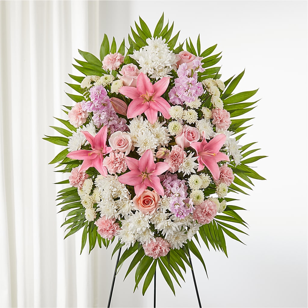 Offering Solace Standing Spray – Dutch Floral, Edina MO