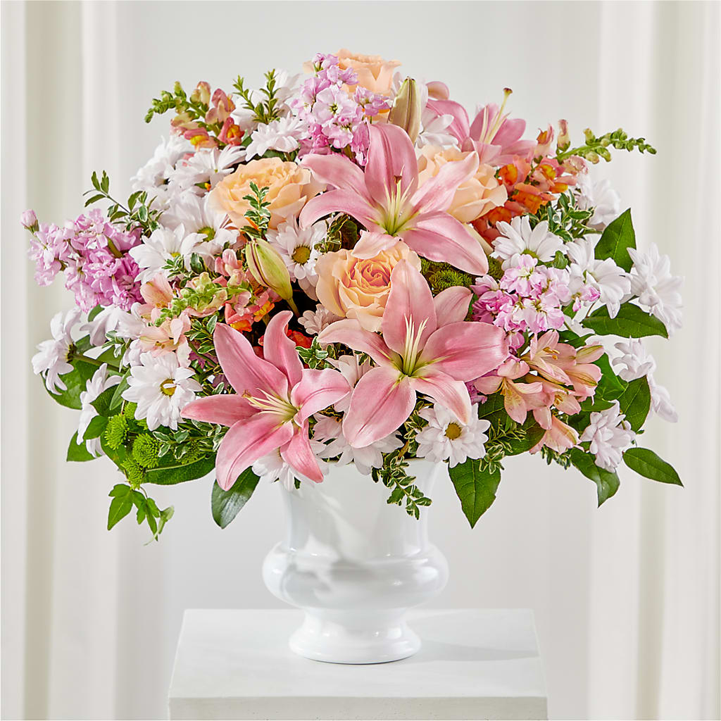 Heartfelt Gesture Urn Arrangement – Dutch Floral, Edina MO