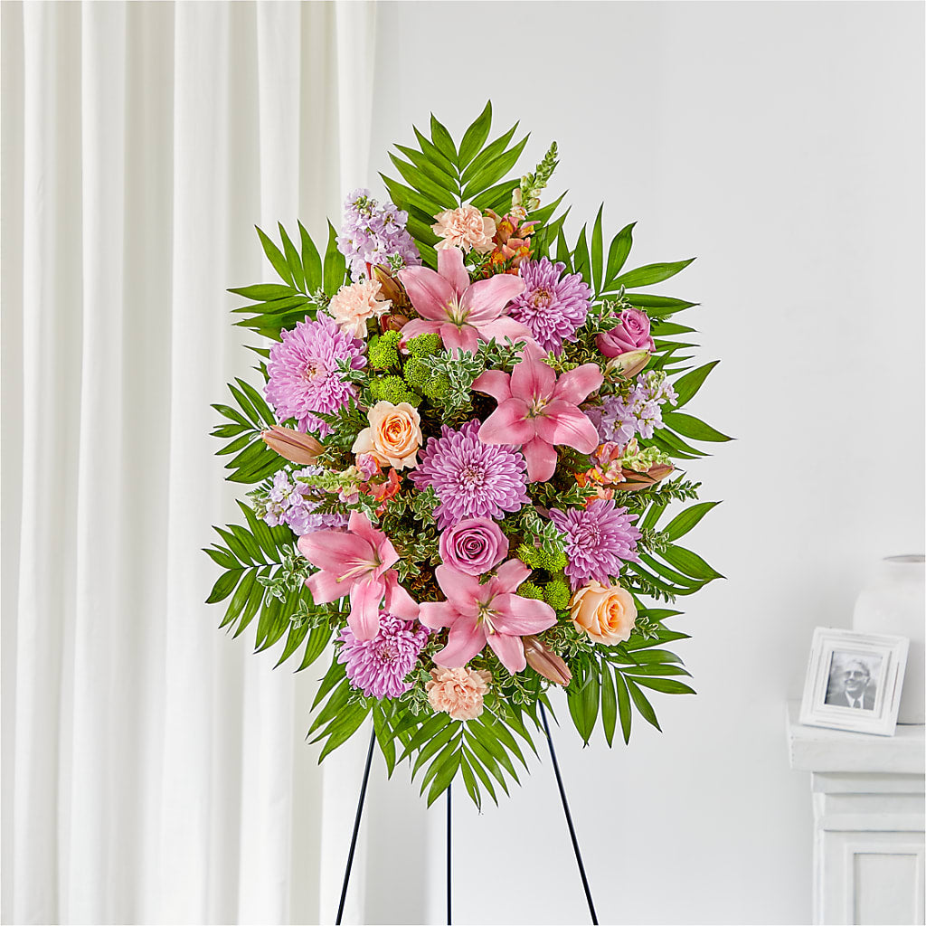 Love & Light Standing Spray – Dutch Floral, Edina MO