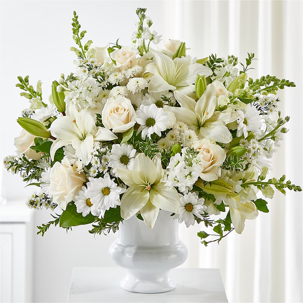 Uplifting Urn Arrangement – Dutch Floral, Edina MO