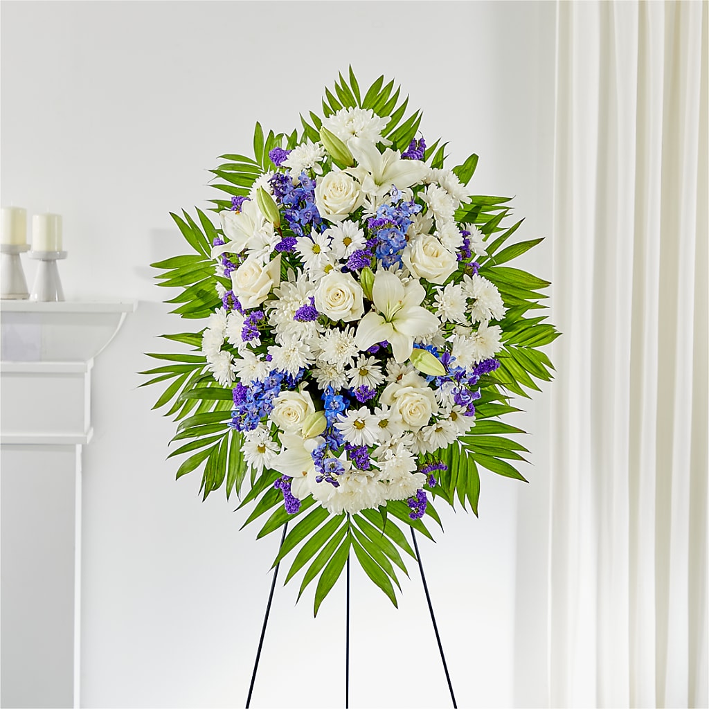At Rest Standing Spray – Dutch Floral, Edina MO
