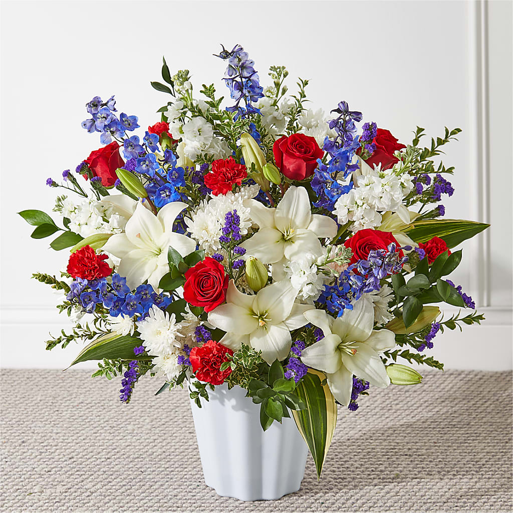 Consoled Floor Basket – Dutch Floral, Edina MO