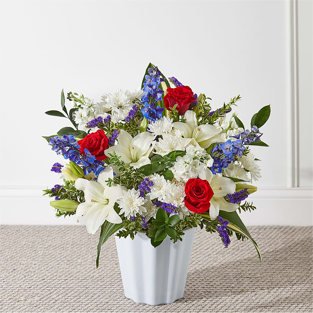 Consoled Floor Basket – Dutch Floral, Edina MO