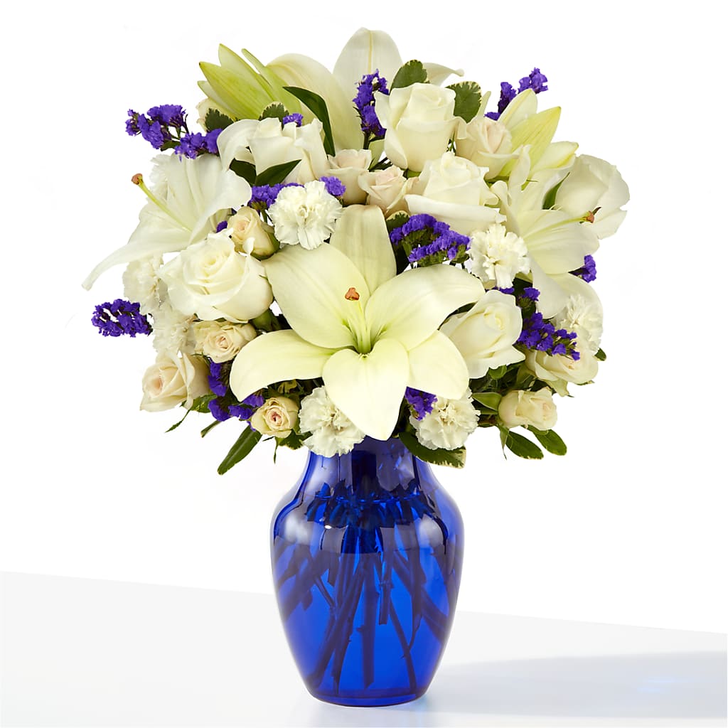 Sapphire Rush Bouquet – Dutch Floral, Edina MO