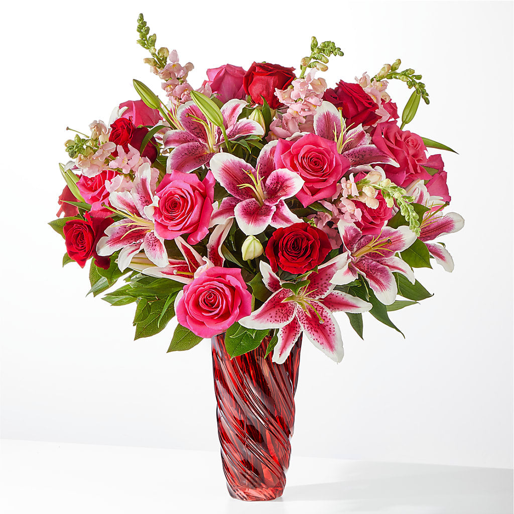 Always You Bouquet with Luxe Swirl Vase – Dutch Floral, Edina MO