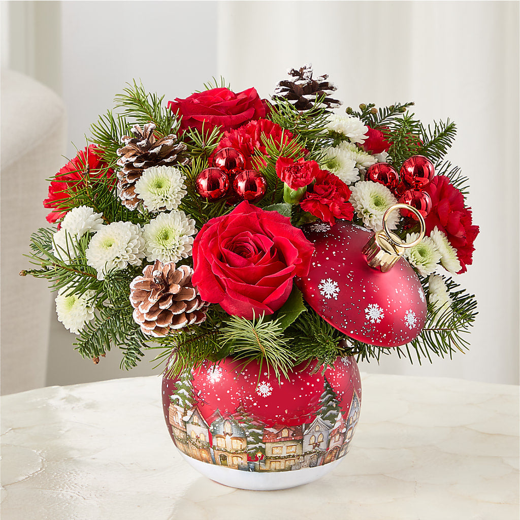 Christmas Carols Ornament –  Dutch Floral, Edina MO