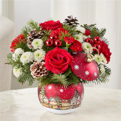 Christmas Carols Ornament –  Dutch Floral, Edina MO