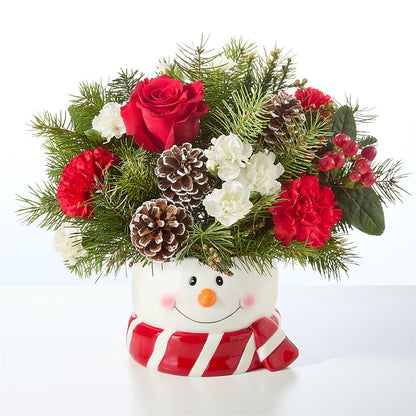 Jolly Snowman Bouquet –  Dutch Floral, Edina MO