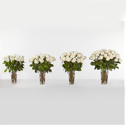 Long Stem White Rose Bouquet –  Dutch Floral, Edina MO