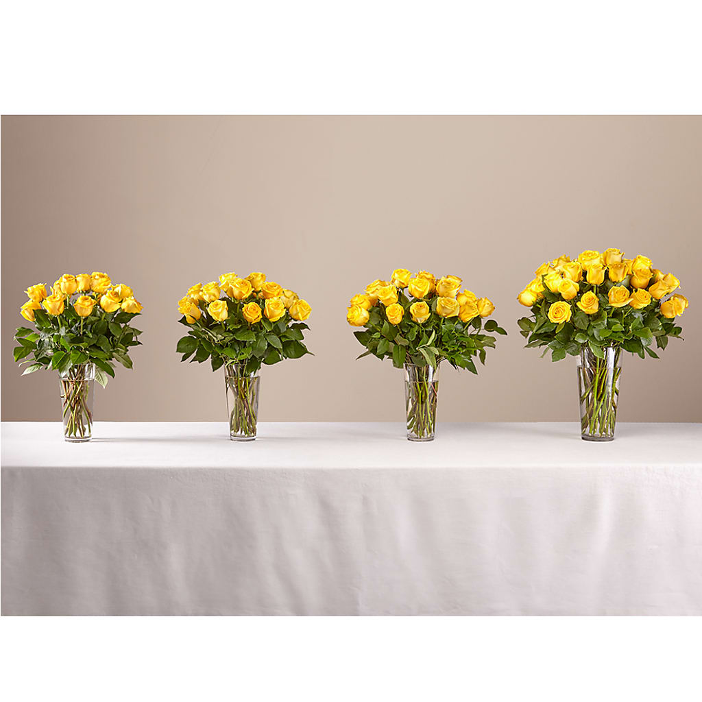 Long Stem Yellow Rose Bouquet –  Dutch Floral, Edina MO