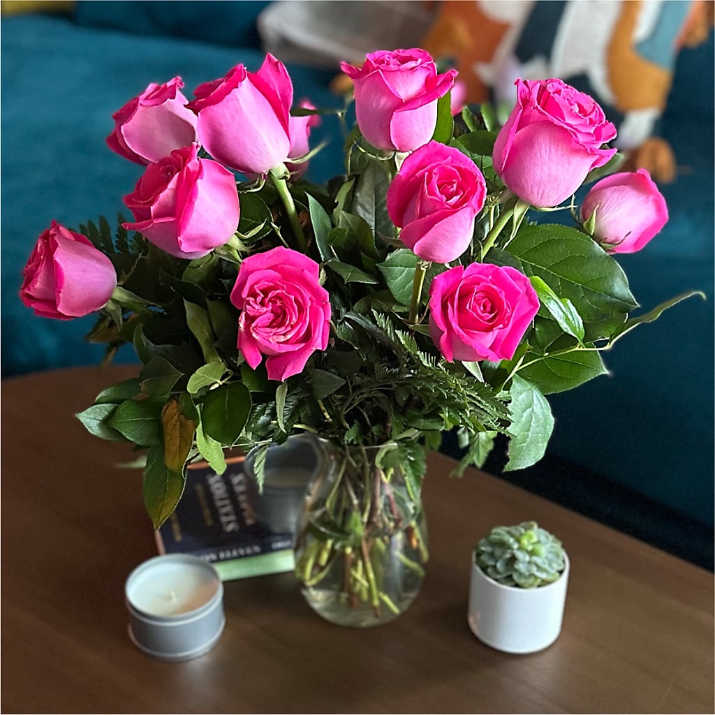 Long Stem Pink Rose Bouquet –  Dutch Floral, Edina MO