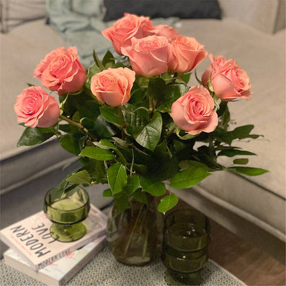 Long Stem Pink Rose Bouquet –  Dutch Floral, Edina MO
