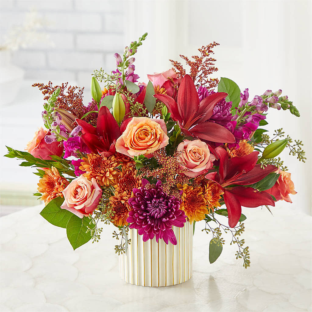 Burgundy Landscape Bouquet –  Dutch Floral, Edina MO