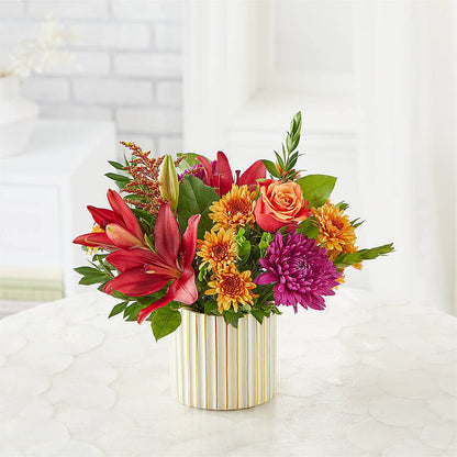Burgundy Landscape Bouquet –  Dutch Floral, Edina MO