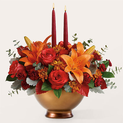 Fruits of Fall Centerpiece –  Dutch Floral, Edina MO