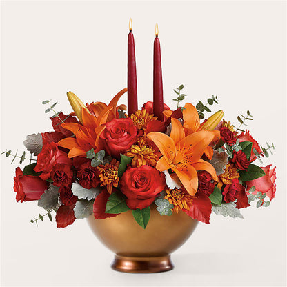 Fruits of Fall Centerpiece –  Dutch Floral, Edina MO