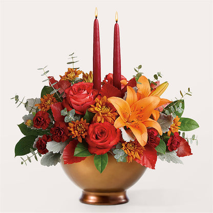 Fruits of Fall Centerpiece –  Dutch Floral, Edina MO
