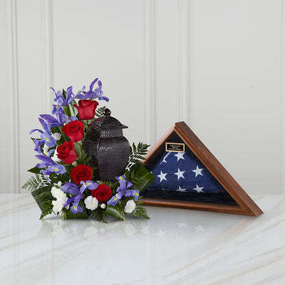 Patriotic Tribute Arrangement –  Dutch Floral, Edina MO