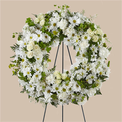 Faithful Wishes Wreath –  Dutch Floral, Edina MO