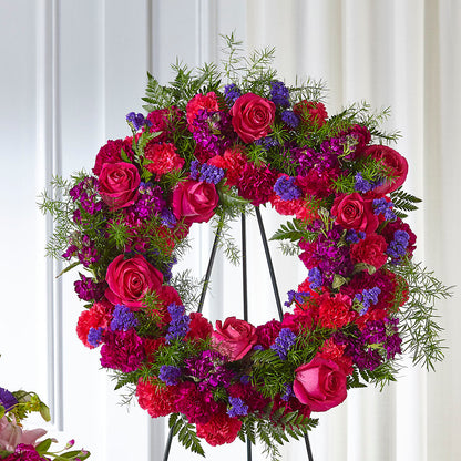 Calming Colors Wreath –  Dutch Floral, Edina MO