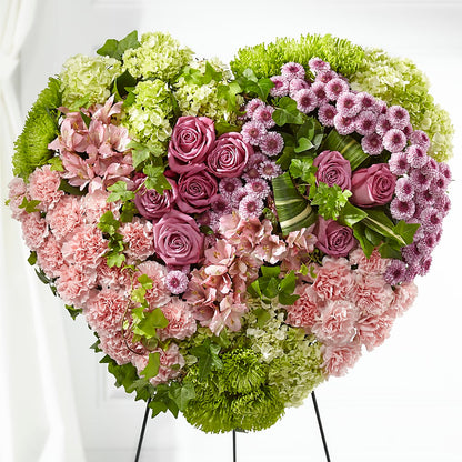Heartwarming Standing Heart –  Dutch Floral, Edina MO