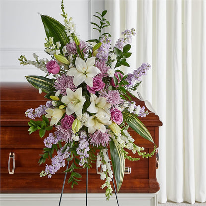 Grateful Hearts Standing Spray –  Dutch Floral, Edina MO