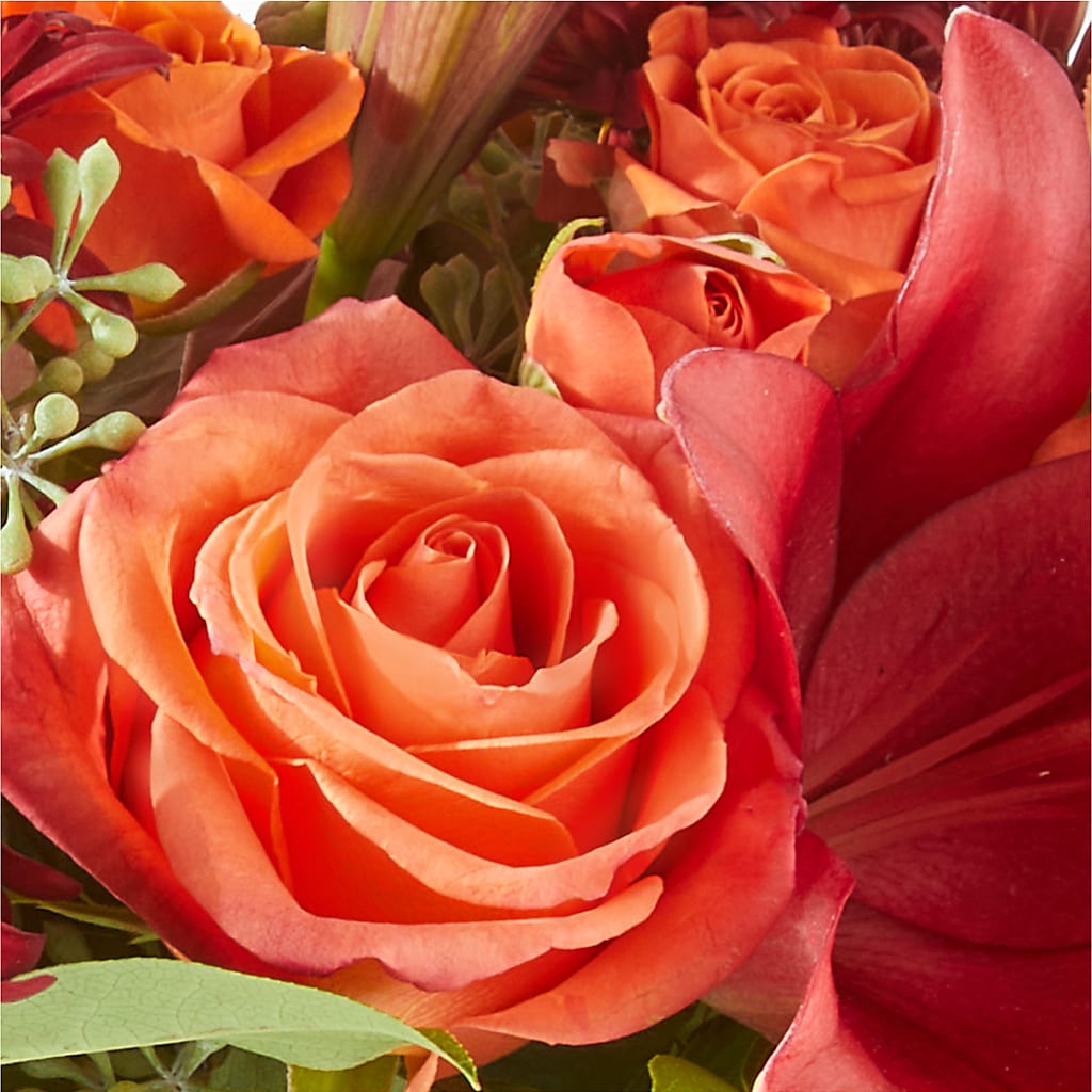 Crimson Leaves Bouquet –  Dutch Floral, Edina MO