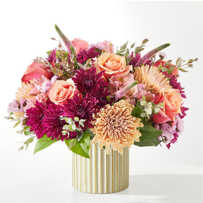 Berry Cobbler Bouquet with Ivory Vase –  Dutch Floral, Edina MO