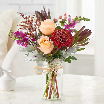Moody Hues Bouquet –  Dutch Floral, Edina MO
