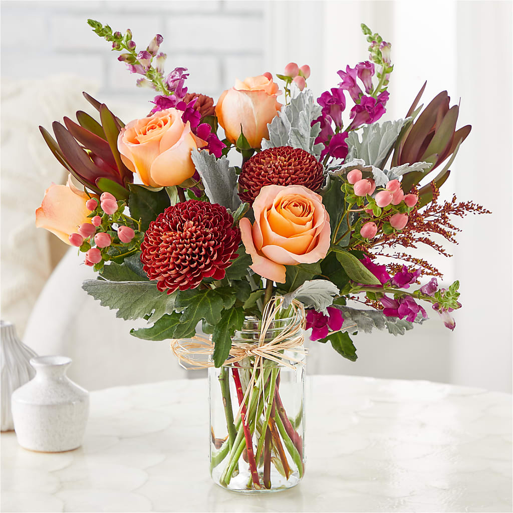 Moody Hues Bouquet –  Dutch Floral, Edina MO
